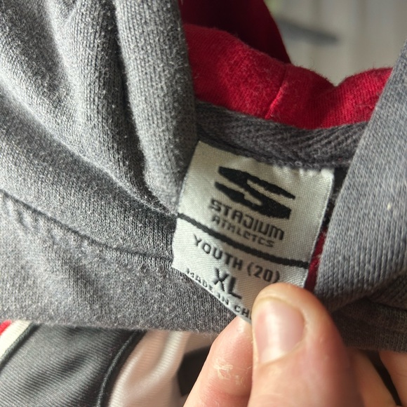Stadium Athletics Charcoal Kids Hoodie - Picture 3 of 3